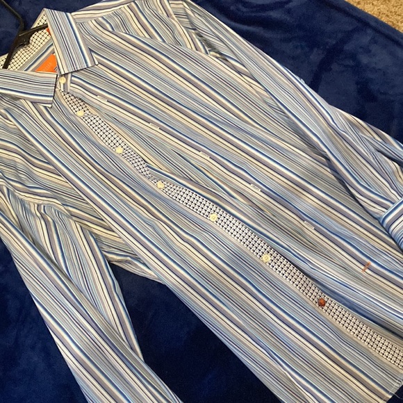 Tallia Mens Button Down Shirt - Picture 3 of 4